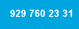 929 760 23 31 929 760 23 31